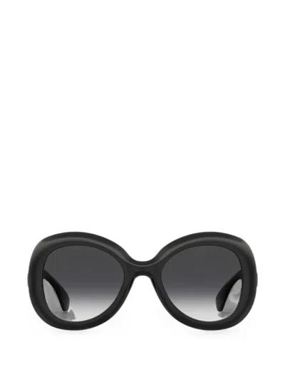 Moschino Eyewear Round-frame Sunglasses In Black