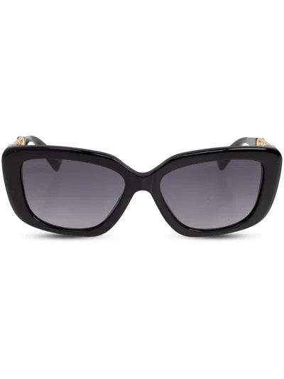 Moschino Eyewear Sonnenbrille Mit Sicherheitsnadel In Black