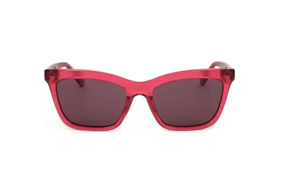 Moschino Eyewear Square Frame Sunglasses In Pink