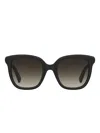 Moschino Eyewear Square Sunglasses In Black