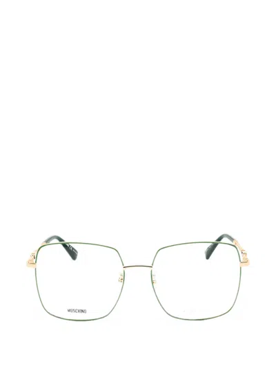 Moschino Eyewear Square-frame Glasses In Purple