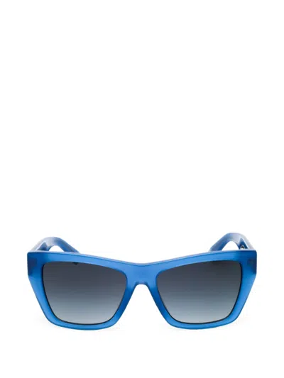Moschino Eyewear Square-frame Sunglasses In Blau