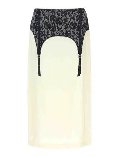 MOSCHINO TROMPE LOEIL SKIRT