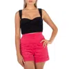 Moschino Fantasy Print Black All-over Logo Crop Top In Black