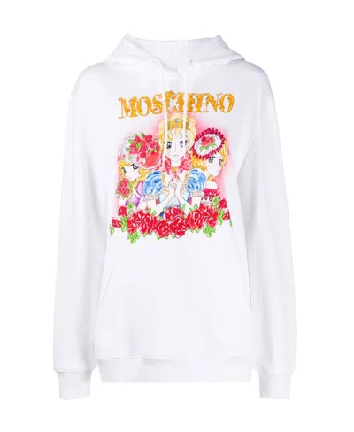 Moschino Sweatshirts In White