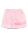 Moschino Faux-fur Skirt In Pink