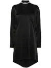 Moschino Dress Knee Length Band Collar In Black