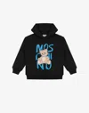 Moschino Felpa In Cotone Con Cappuccio  Teddy Bear In Black