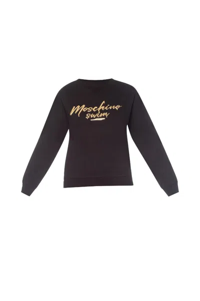 Moschino Felpa Nera  Swim In Nero