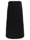 Moschino Black Fiocco Mini Dress In Black