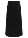 Moschino Black Fiocco Mini Dress In Black