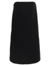 Moschino Black Fiocco Mini Dress In Black