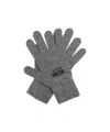 Moschino Five-finger Gloves In Gray