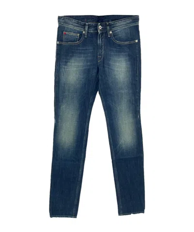 Moschino Five-pocket Denim Trousers In Blue