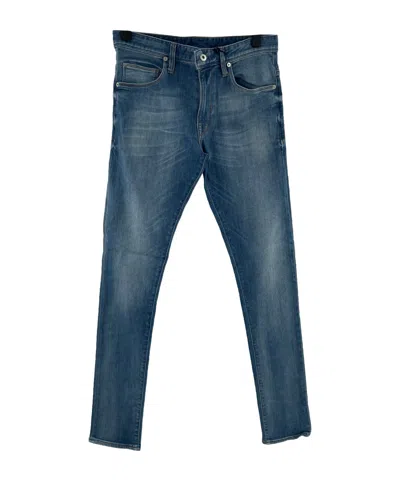 Moschino Five-pocket Denim Trousers In Blue