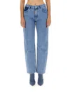 Moschino Jeans Five Pocket Jeans In Blue