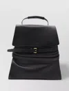 Moschino Flap Backpack With Adjustable Straps And Top Handle