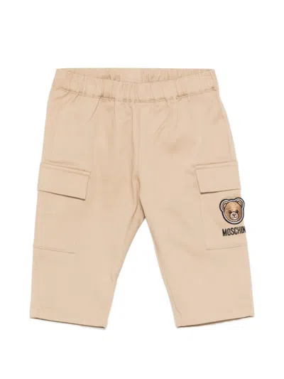 Moschino Babies' Flap-pockets Trousers In Pink