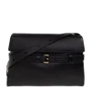 Moschino Flap Shoulder Bag In Black