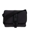 Moschino Flap Shoulder Bag In Black