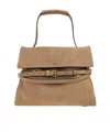 Moschino Tie Me Strap-detail Tote Bag In Brown
