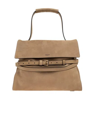 MOSCHINO FLAP SHOULDER BAG