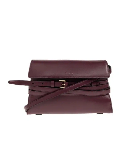 Moschino Buckle Strap Tote Bag In Red