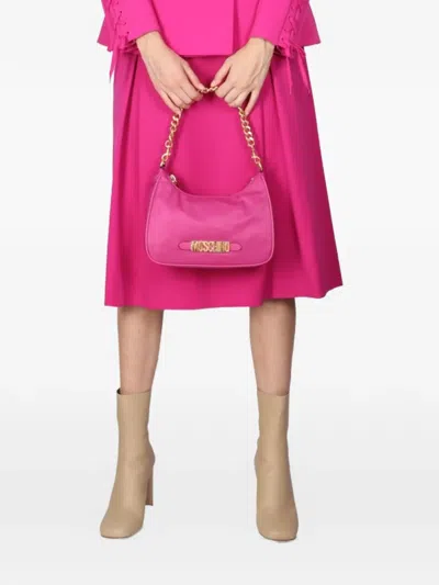 Moschino Flared Midi Skirt In Pink