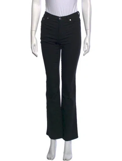 Pre-owned Moschino Flared Pants In Blue