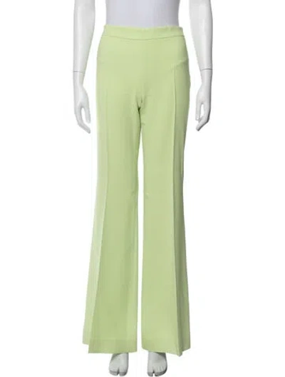 Pre-owned Moschino Flared Pants In Green