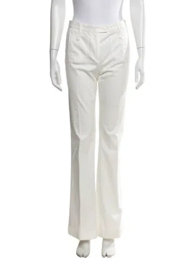 Pre-owned Moschino Flared Pants In Neutrals
