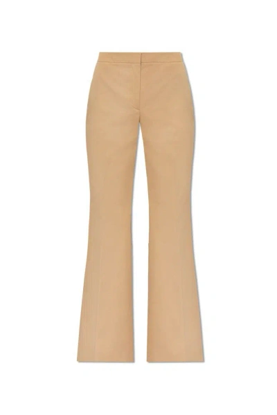 Moschino Flared Trousers In Beige