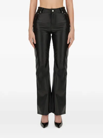 Moschino Jeans Flared Pants For Women In Black
