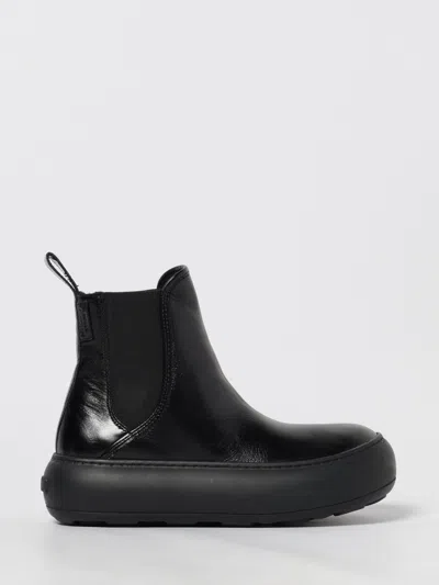 Moschino Flat Ankle Boot  Couture Woman Color Black