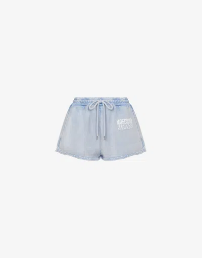 MOSCHINO FLEECE SHORTS WITH LOGO