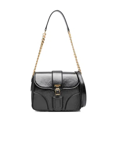 MOSCHINO FLIP SHOULDER BAG