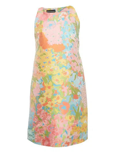 Pre-owned Moschino Floral Mini Dress