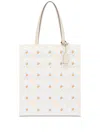 Moschino Floral Patch Tote Bag In ニュートラル