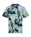 Moschino Floral Pattern Shirt In Blue