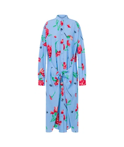 Moschino Floral-print Midi Dress