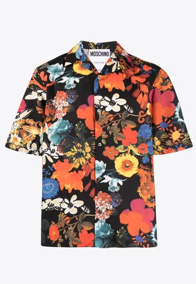 Moschino Floral Print Short-sleeved Shirt
