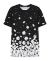 Moschino Floral-print T-shirt In Black