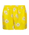 Moschino Floral-printed Elasticated Waistband Shorts