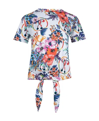 Moschino Floral T-shirt In Multicolor