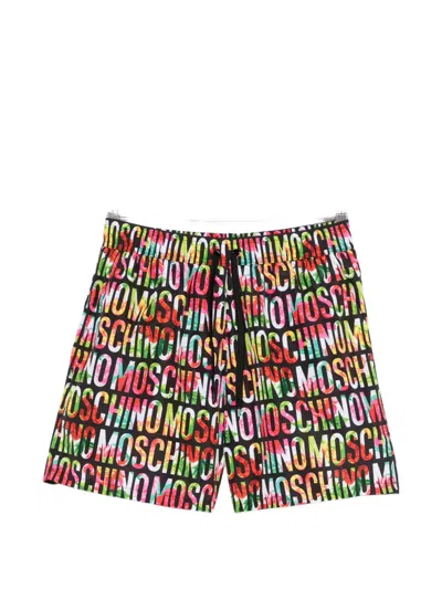 Moschino Floral-print Swim Shorts In Multi