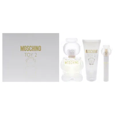 Moschino For Women - 3 Pc Gift Set 3.4oz Edp Spray, 0.3oz Edp Spray, 3.4oz Body Lotion In Multi