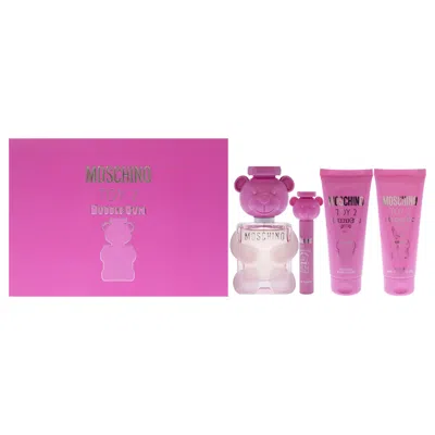 Moschino For Women - 4 Pc Gift Set 3.4oz Edt Spray, 0.3oz Edt Spray, 3.4oz Body Lotion, 3.4oz Bath And Shower In Multi