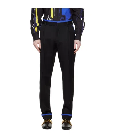 Moschino Four Bags Of Casual Pants In Black