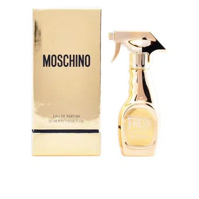 Moschino Fresh Gold Couture /  Edp Spray 1.0 oz (30 Ml) (w) In Purple/white/orange/gold Tone