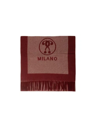 Moschino Fringed Scarf In Gold